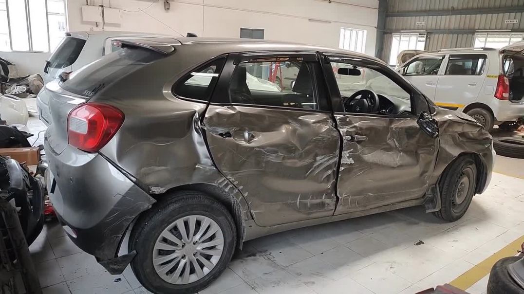 BALENO SIDE ACCEDENT FULL RESTORATION PROCESS #AUTOMOBILESERVICE