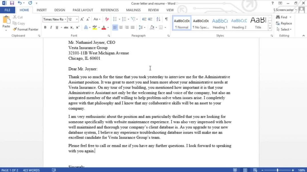 Word 2013_ Indents and Tabs