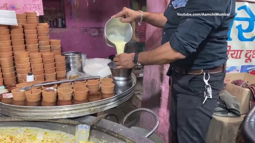 ⁣India Most Talented Milk Man with Guinness World Record _ Indian Street Food