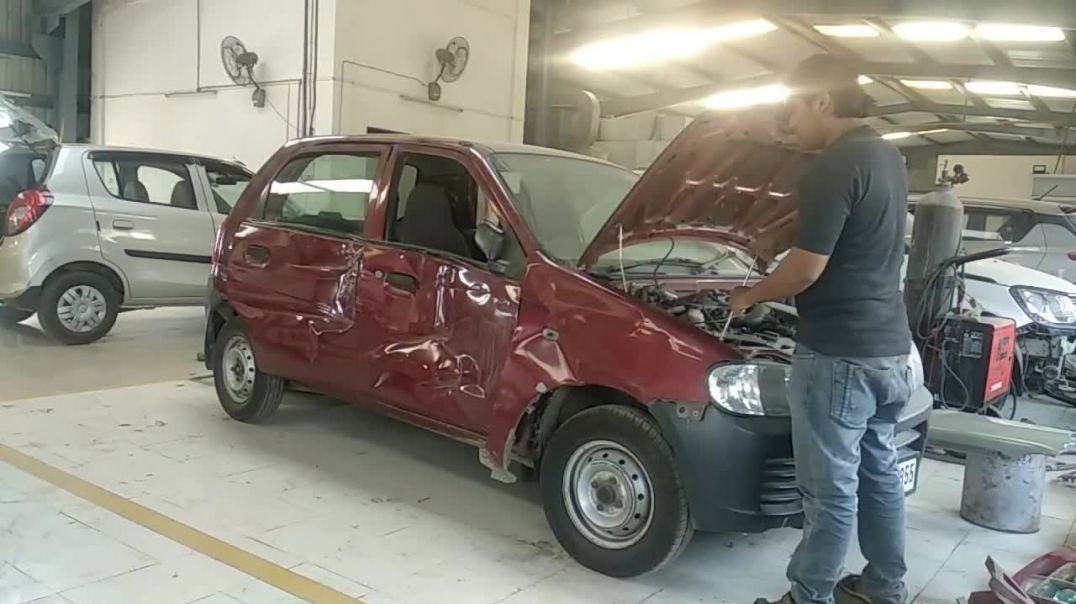 ALTO FULL DAMAGE REPAIRING PROCESS #AUTOMOBILESERVICE