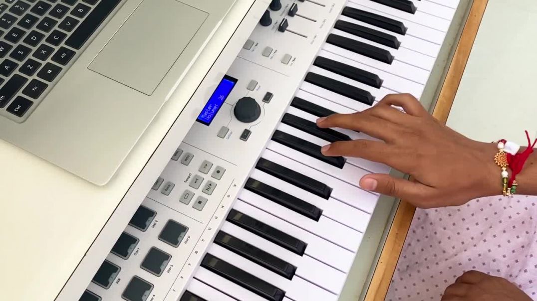 ⁣Chala Bhi Aa, Aaja Rasiya - सूपरहिट गीत, पियानो पर ज़रूर सीखिए Easy Piano Tutorial The Kamlesh