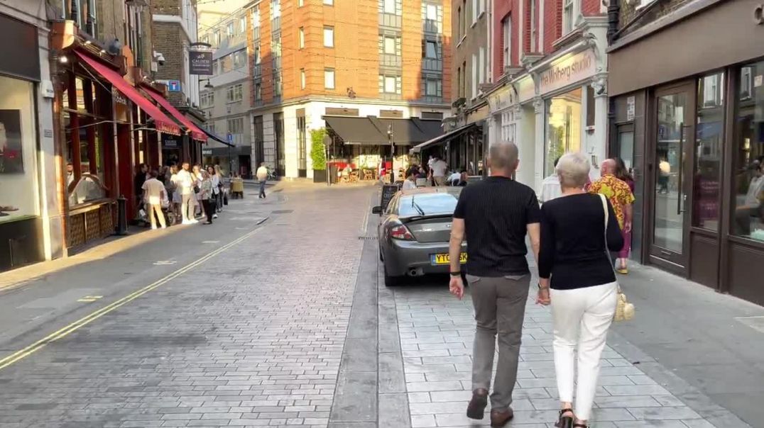 England, London Summer Street Walk, Baker Street, Marylebone, Oxford Street, Edgware Road [4k Hdr]