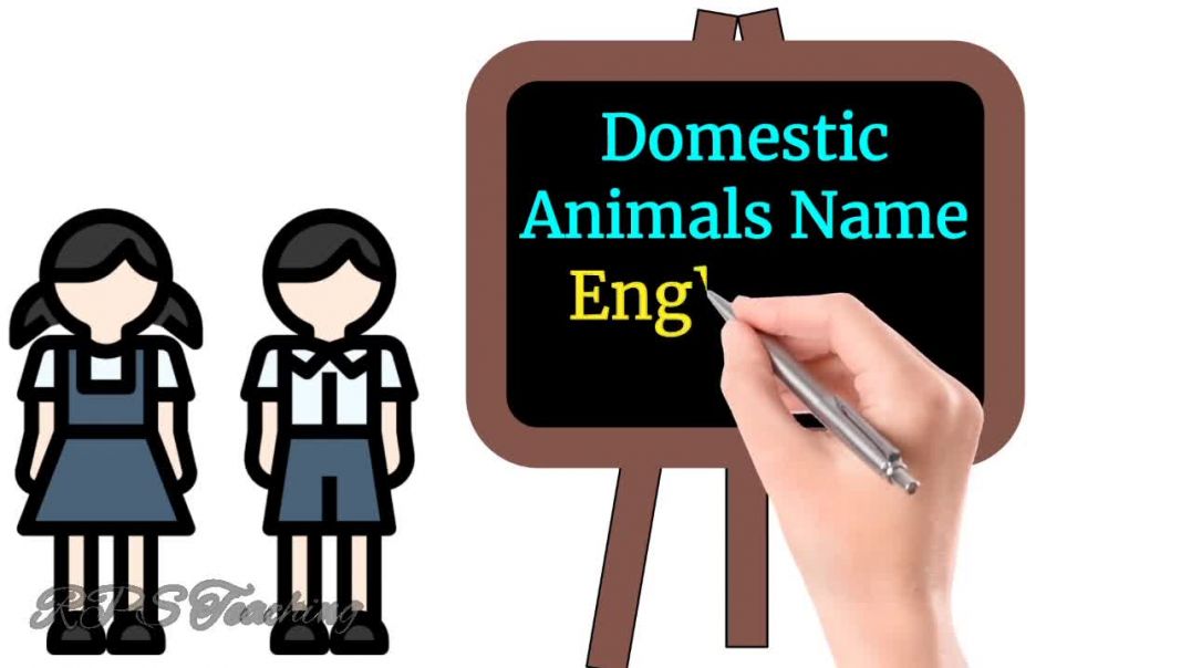 ⁣Domestic Animals Name in English and Hindi • Learn Domestic Animals Name पालतू पशुओं के नाम #RPS