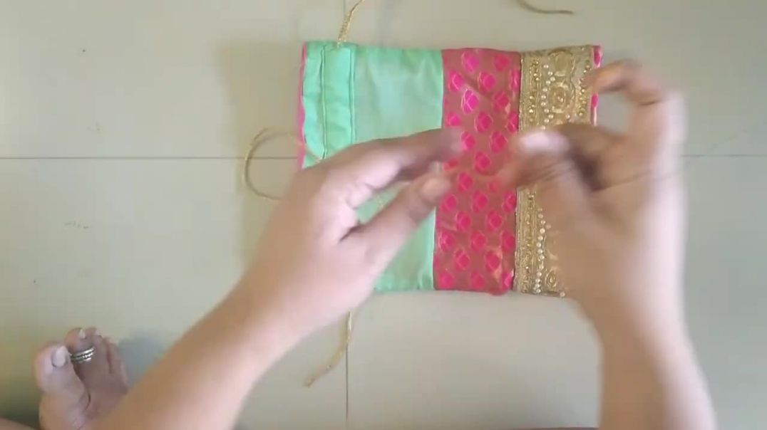 ⁣Diy Handmade Designer Potli Bag Easy Tutorial _ How To Make Potli Bag _ Batua Bag Making At Home