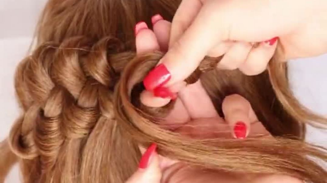 ⁣Knot Loop Hairband _ EASY hairstyle for wedding and party _ trending hairstyle _ Half Up hairstyle