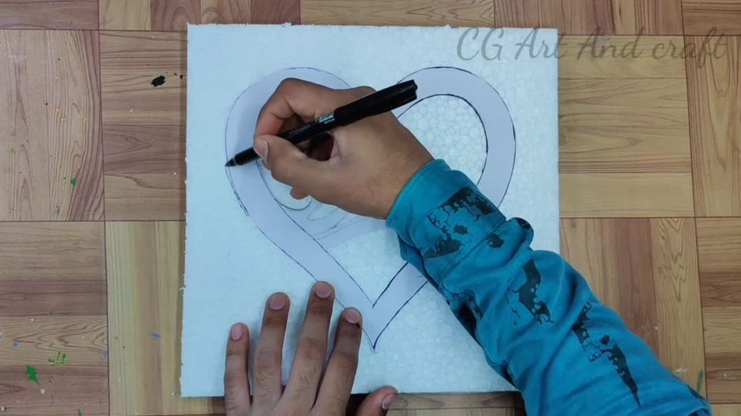 ⁣DIY White Cement show piece - White Cement Craft Idea - Cement craft ideas