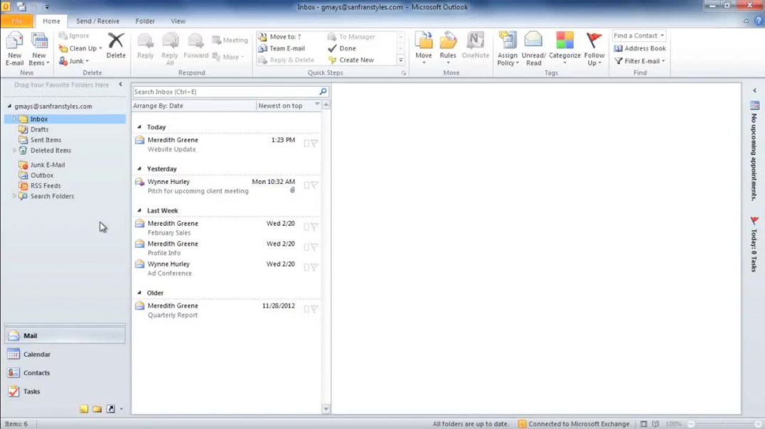 ⁣Microsoft Outlook 2010_ Managing Email