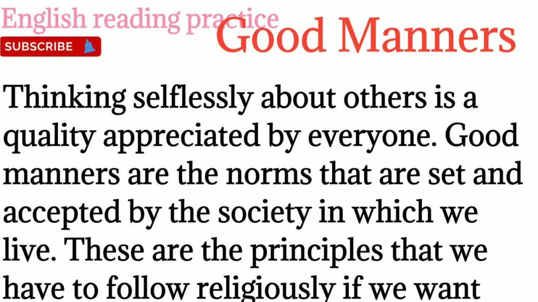 130,Good manners_english kaise sikhe_how to learn English_word to word translation_Vocabulary