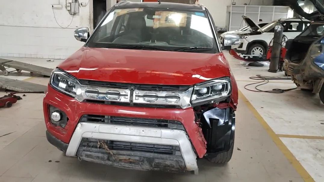 BREZZA FRONT BUMPER CHANGING PROCESS