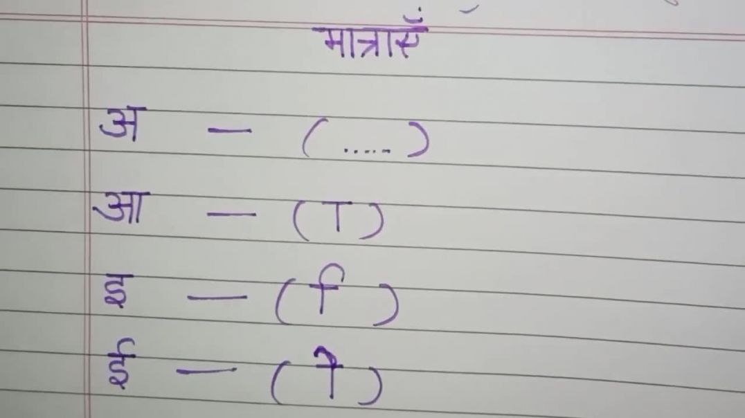 ⁣[ Hindi UKG CLASS] छोटे बच्चों को _उ_ की मात्रा सिखाएं ✍️ Chote Uu ki matra sikhaye Hindi Varnamala