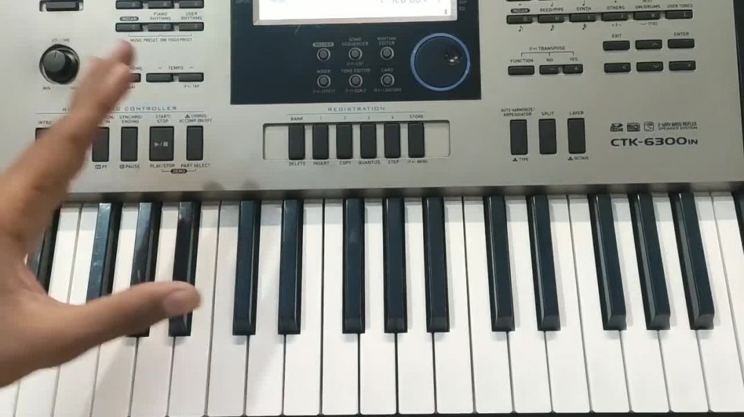 ⁣Mere Mehboob Qayamat Hogi - एकदम आसान तरीके से पियानो पर सीखे Easy Piano Tutorial Slow Lesson
