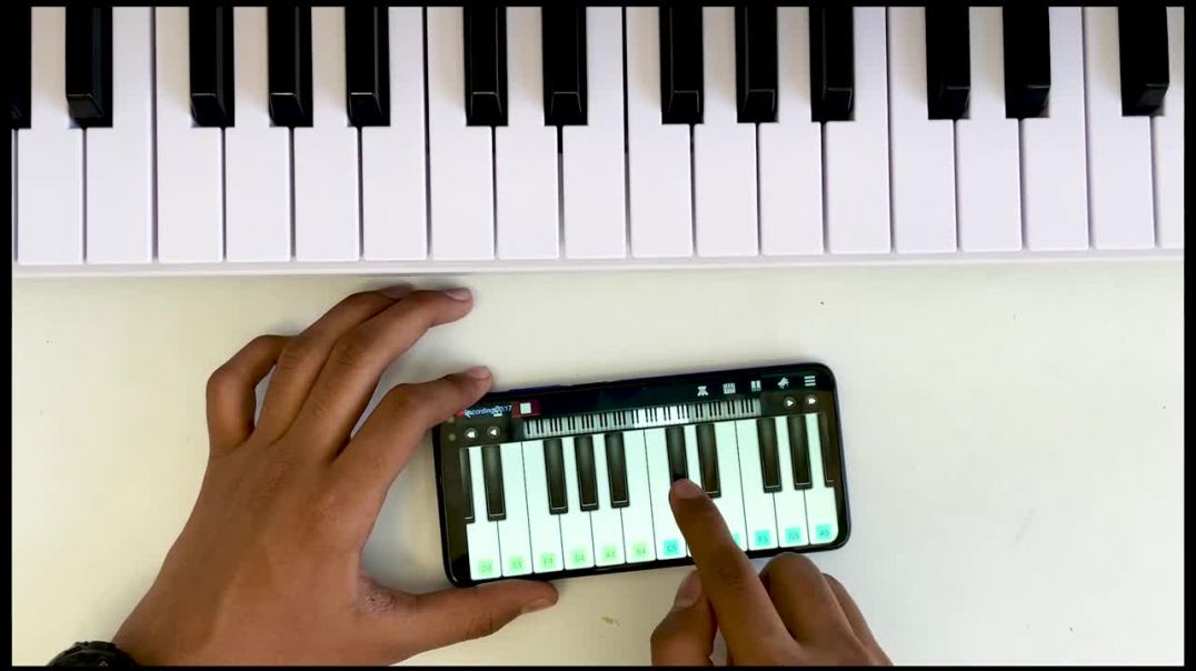 Dulhe Ka Sehra - मोबाइल पर मिनटो में बजाना सीखें Mobile Piano Tutorial The Kamlesh