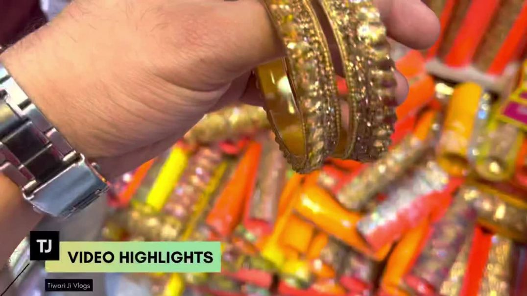 फ़ैन्सी BRIDAL चूड़ी ₹5 में 12 चूड़ी । Fancy Bridal Bangles Wholesale Market Sadar Bazar In Delhi __