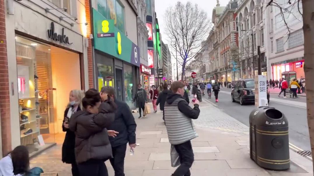 London Walk _ Regent Street From Oxford Street To Piccadilly Circus [4k Hdr]