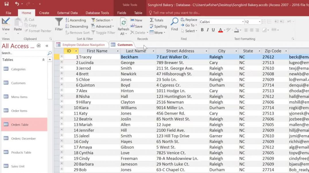 ⁣Access_ Sorting and Filtering Records