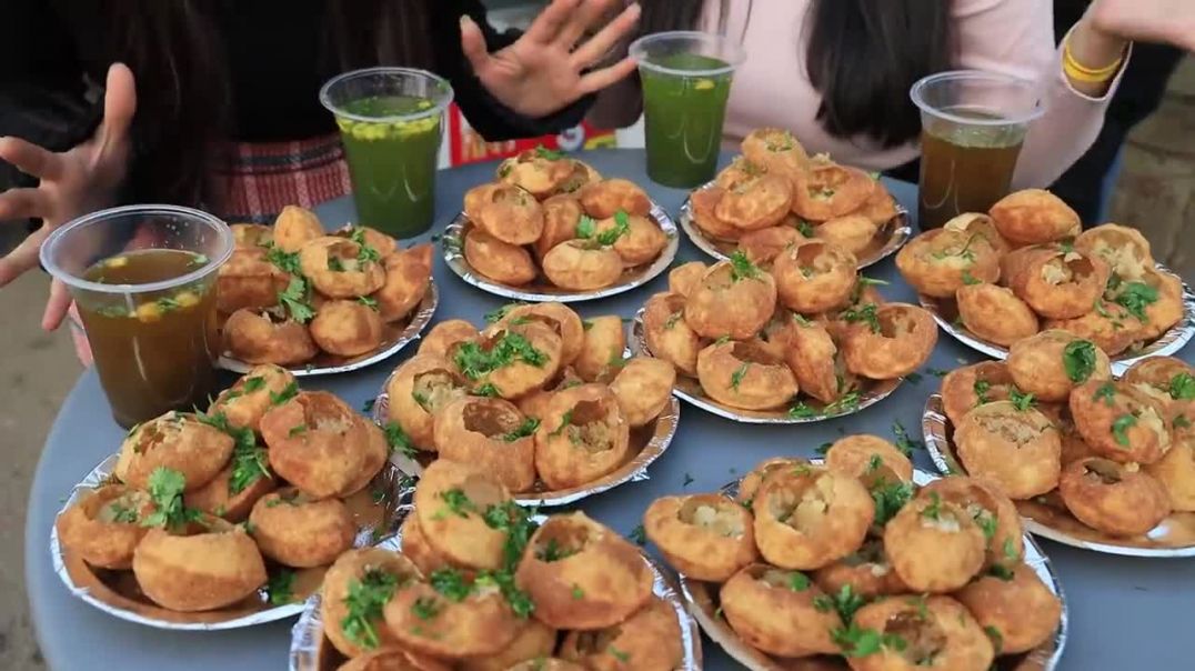 Unlimited Golgappa Challenge Golgappa ( Pani Puri ) Eating Competition Golgappa Challenge