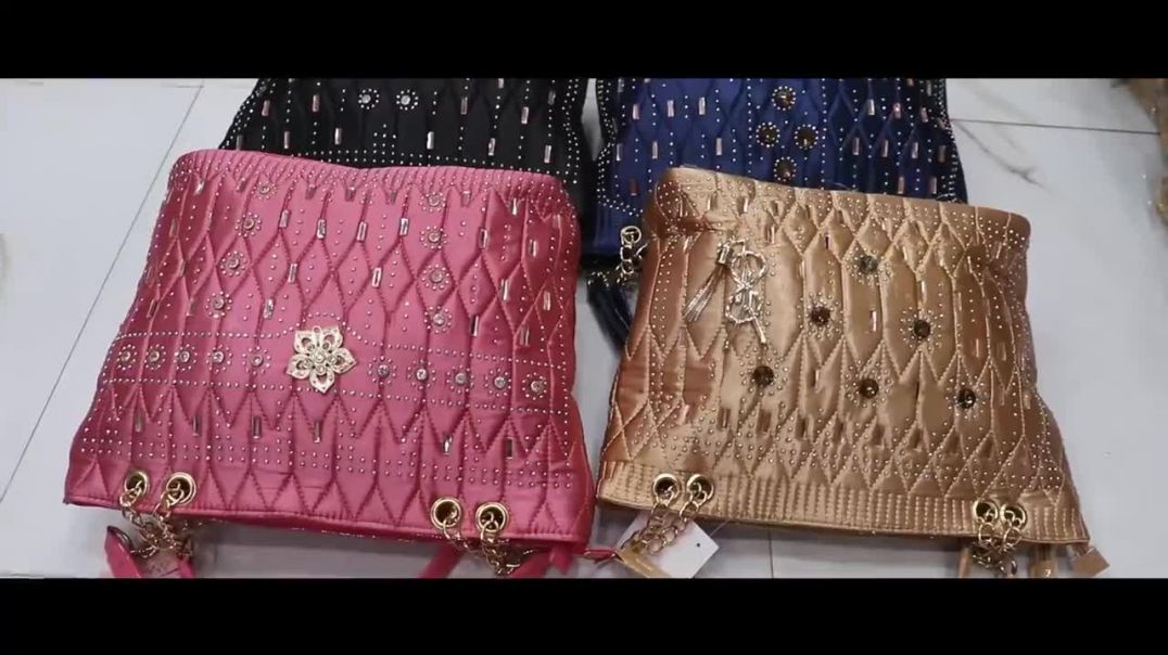 🔥🤩30 Rs मै Wholesale ladies bridal , purses , traditional bags , Modern bags  2019 😍🥰💥