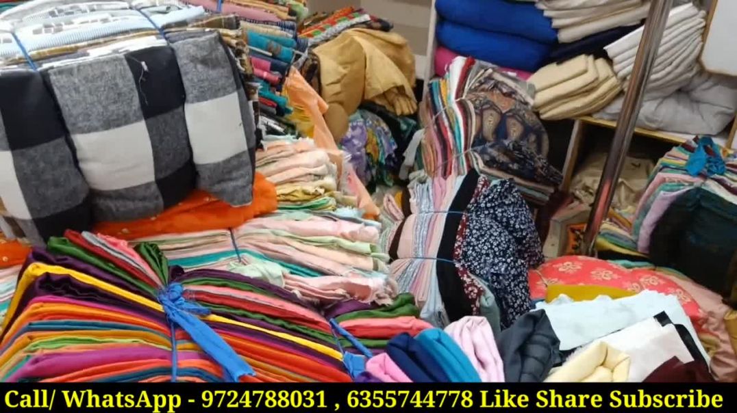 कटपीस किलो के भाव_FABRIC WHOLESALER MARKET IN SURAT