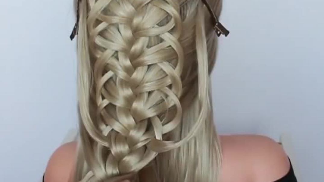 French Loop Braid Hair Tutorial _ Braided Hairstyle