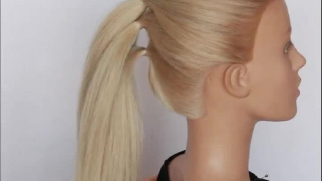Easy French Roll Hairstyle Step By Step _ French Bun Hairstyles For New Year 2021