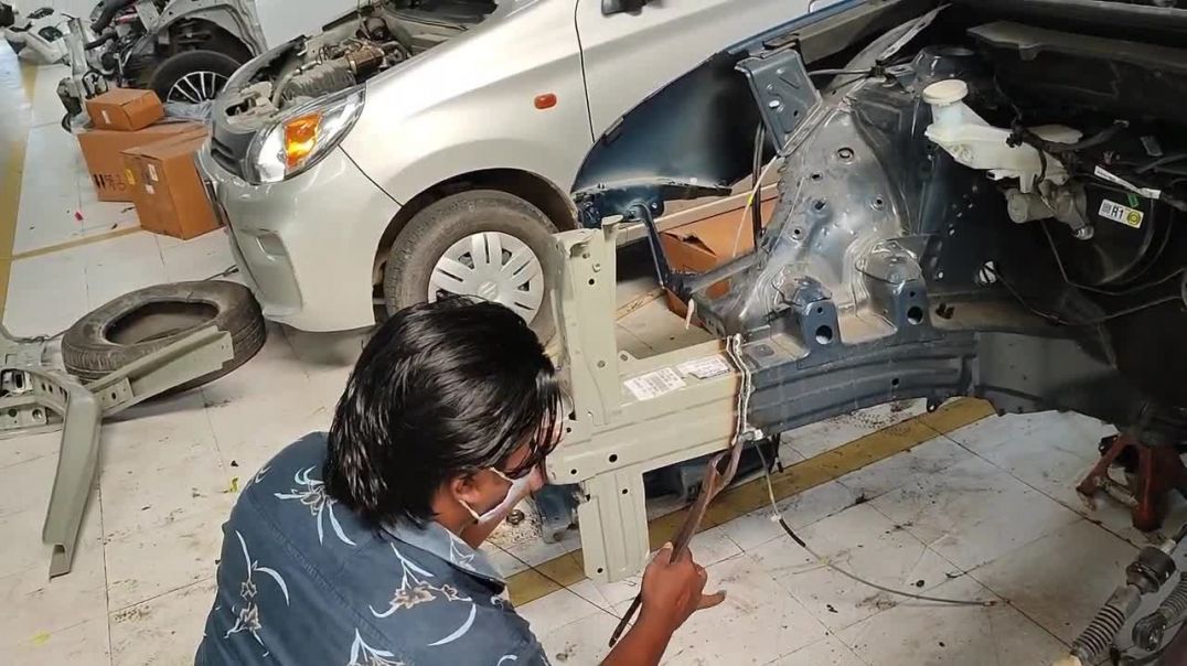 Baleno Crash Repairing Process
