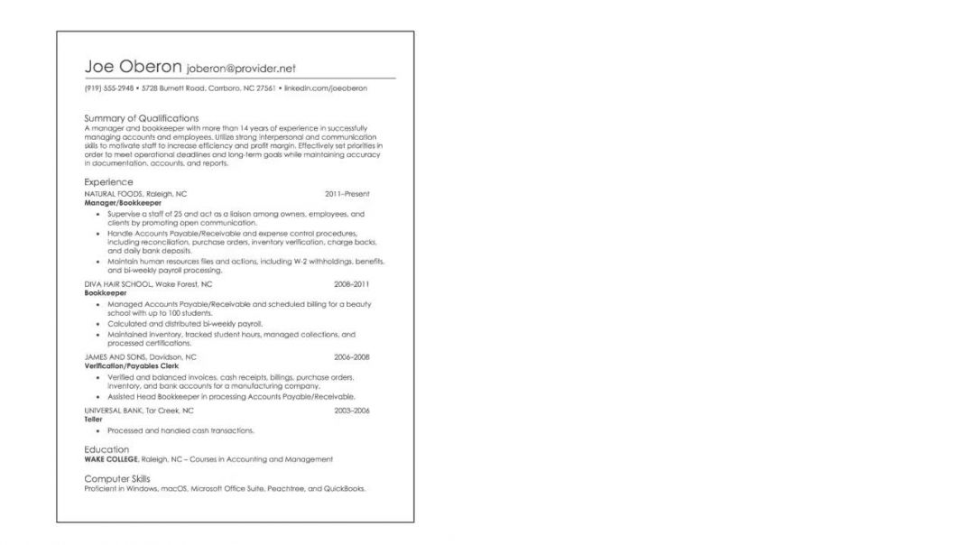 What Should You Include on a Resume_
