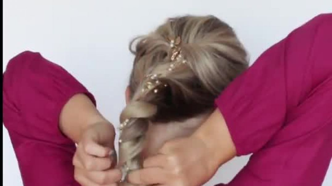 DIY EASY Elegant Hairstyle BUN Hairstyle Transformations