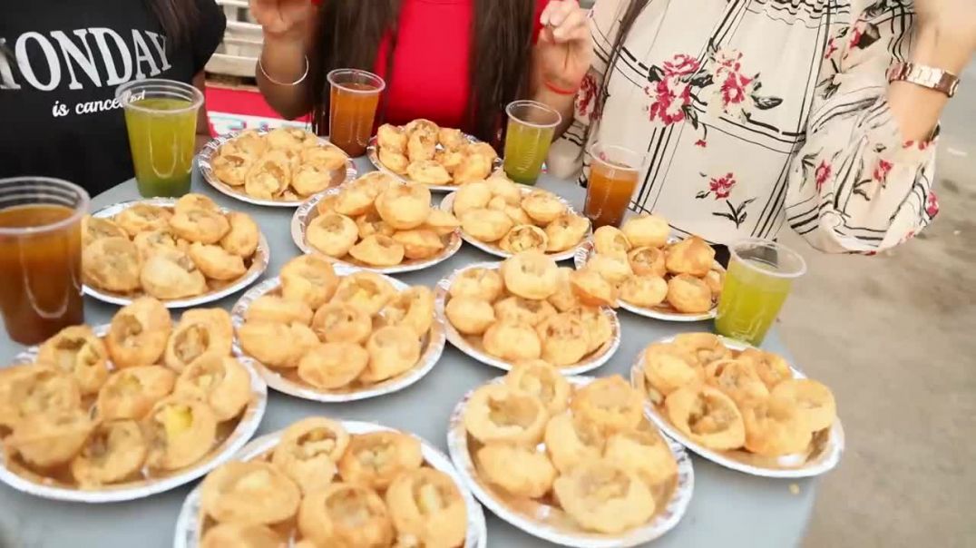 Unlimited Golgappa ( Pani Puri ) Challenge Unlimited Pani Puri Competition Golgappa Challenge