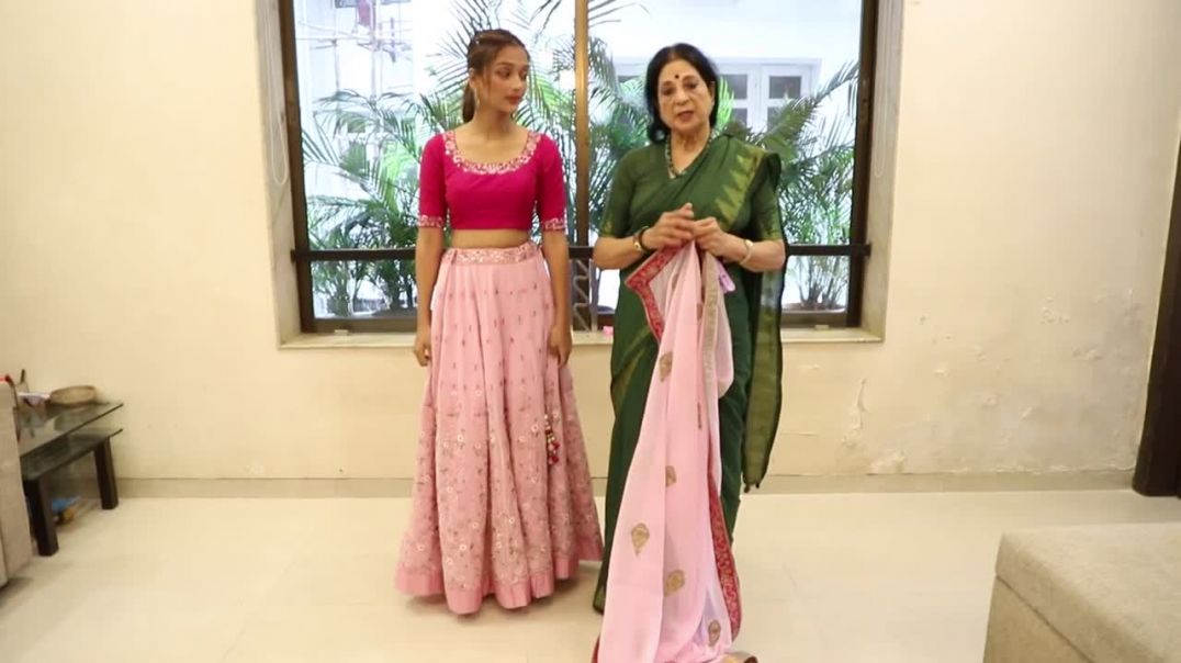 Chiffon_ Kalpana Shah_ Kalpana Shah Sari Drapes_ Saree_ Lehenga_ Wedding
