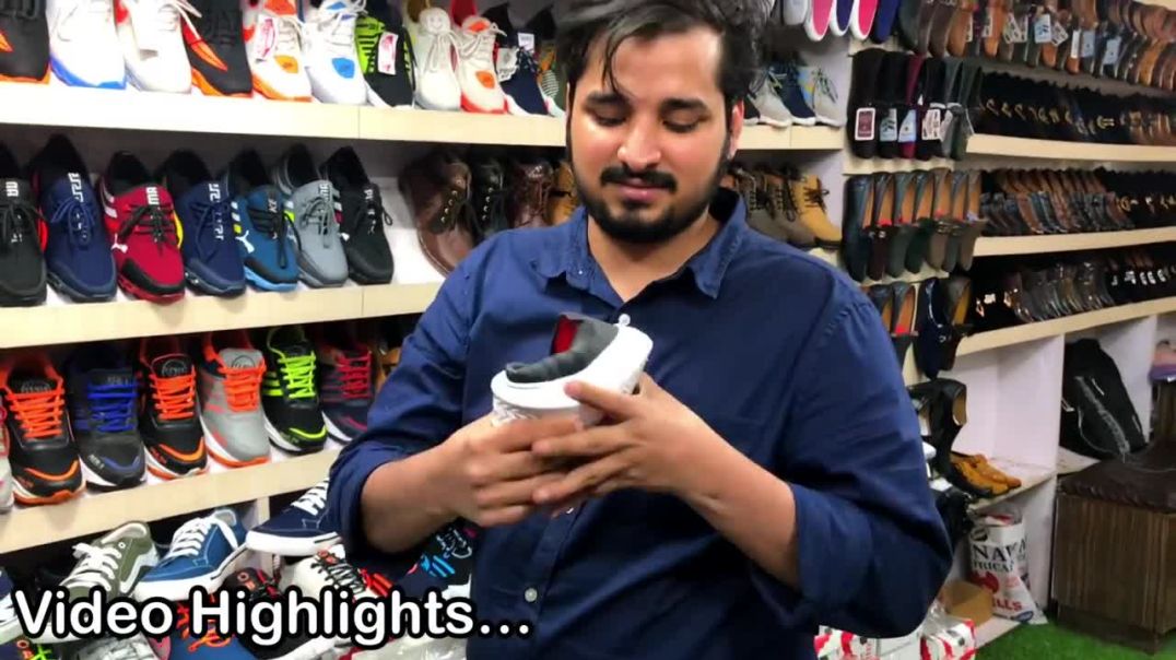 ₹250 Nike, Puma, Adidas, Air Jordan Shoes _ Shoes Wholesale Market In Delhi _ Cheapest Branded Shoes