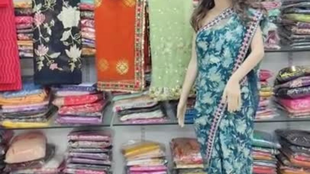 ⁣Celebrity Wear Fancy Saree