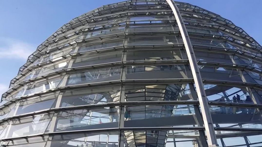 German Parliament Building _ Reichstag - Giant Dome