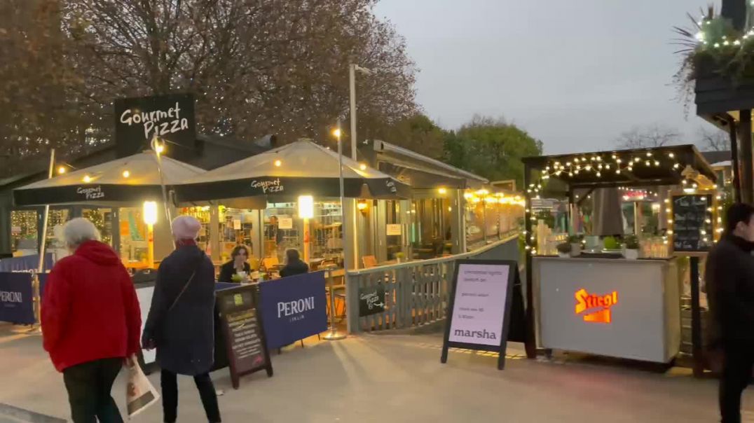⁣London Christmas Lights Highlights _ Relaxing Christmas Shopping Walk _ London Walk