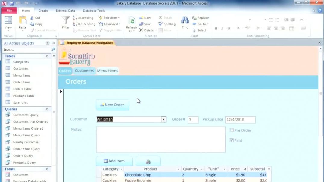 Access 2010_ Creating a Totals Query