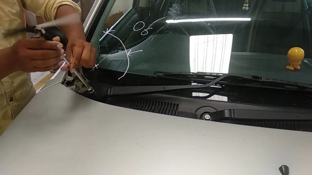 How To Replace Windshield Glass Of Alto K10 Step By Step At Actual Price #Automobile Service