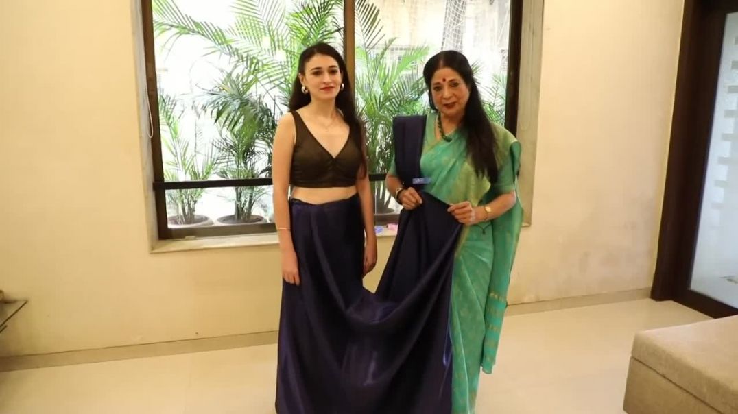 Style no 90 _ Kalpana Shah Saree Drapes _  Saree Draping_ Saree Drapes_ Wedding Saree