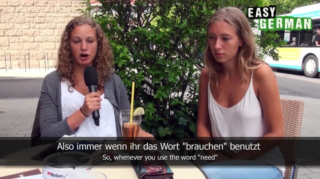 Easy German Verbs - Brauchen (to Need) + Accusative