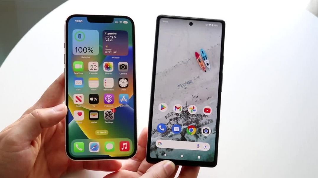 iPhone 14 Vs Google Pixel 6A! (Comparison) (Review)
