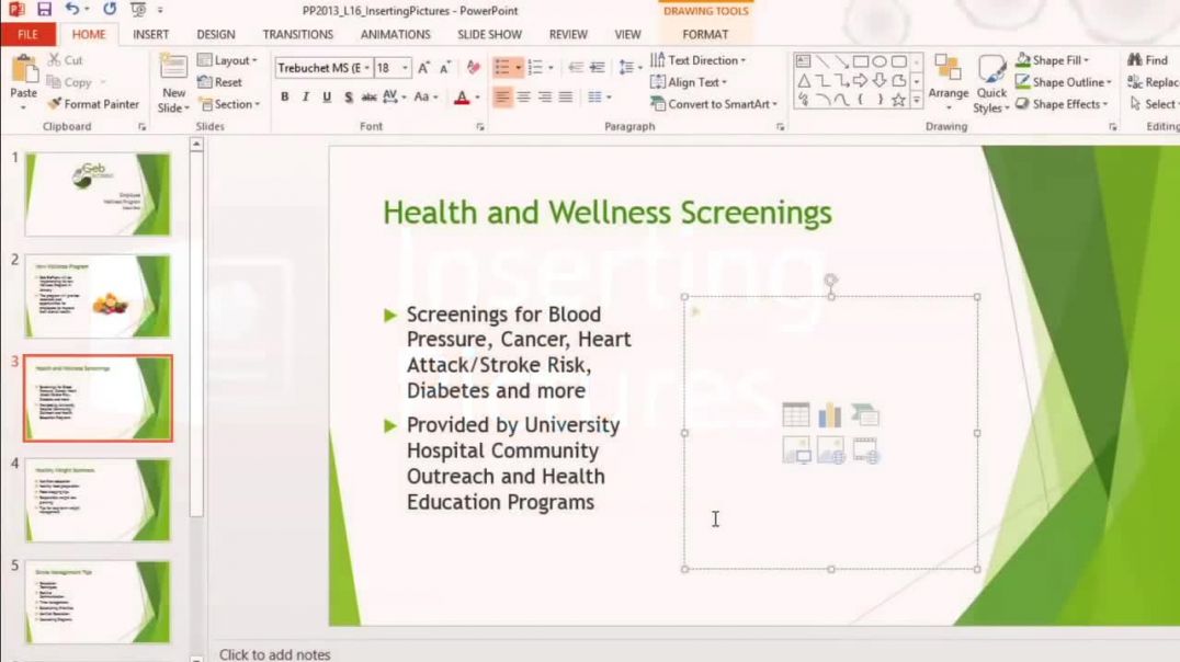 ⁣PowerPoint 2013_ Inserting Pictures