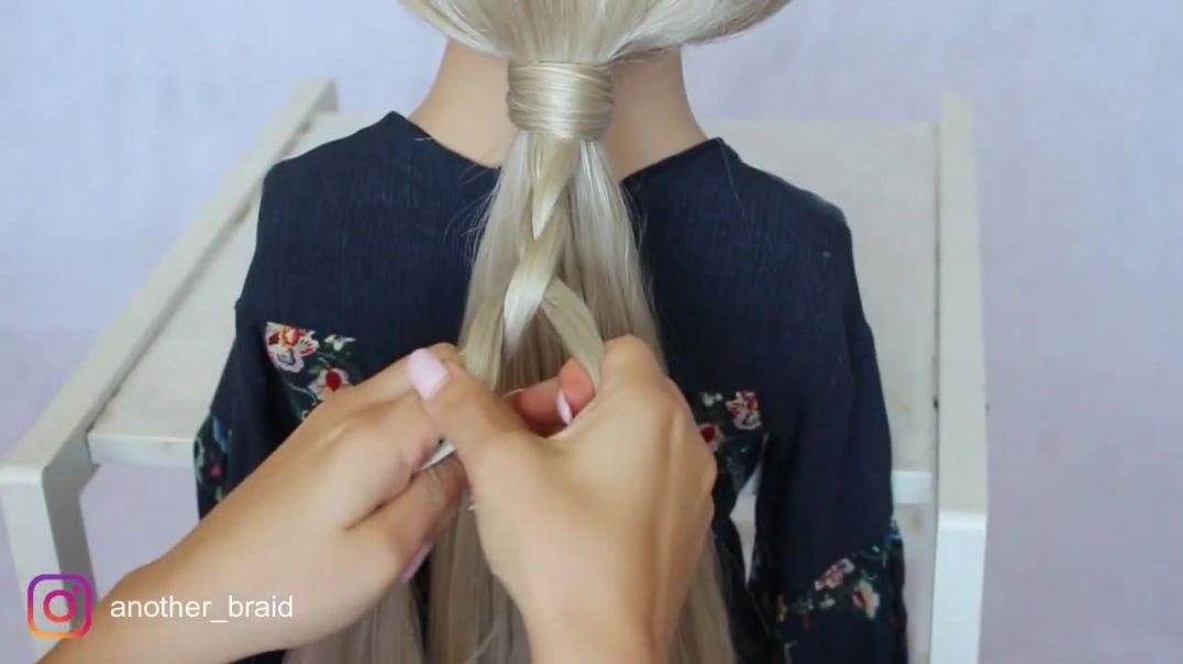 3-D Braid _ Round Box Braid _ Back to school Ponytail by Another Braid