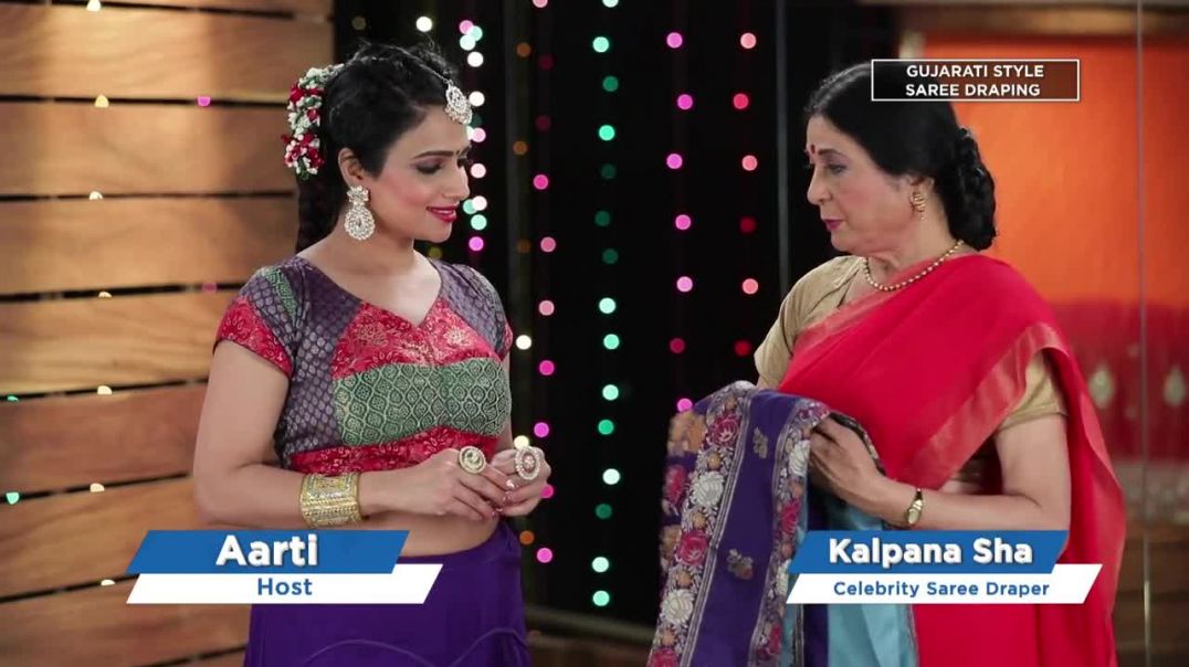 Gujarati Drape by Kalpana Shah
