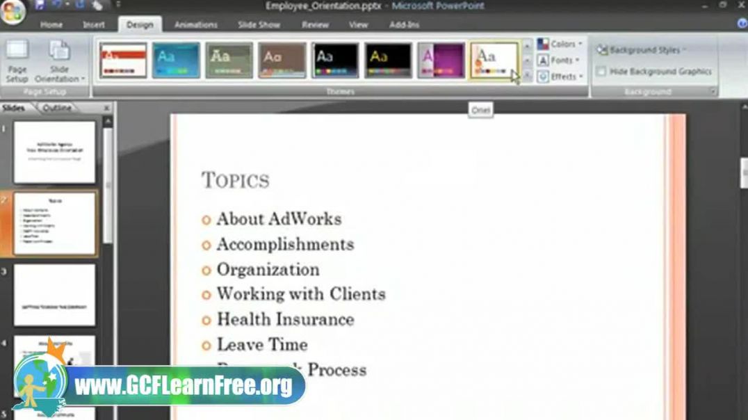 PowerPoint 2007_ Slide Master  PT1