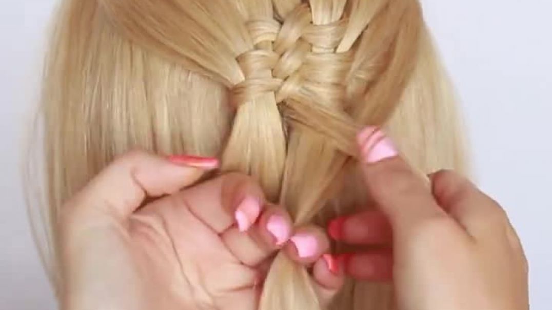 Easy Braid Tutorial _ new hairstyle for wedding and party __ trending hairstyle __ party