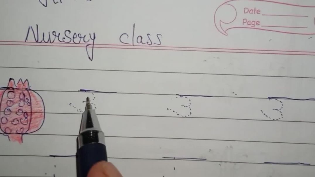 [ Nursery Hindi Syllabus ] अ से ऊ तक लिखना सिखाएं ✍️ Nursery Class Hindi Study Video
