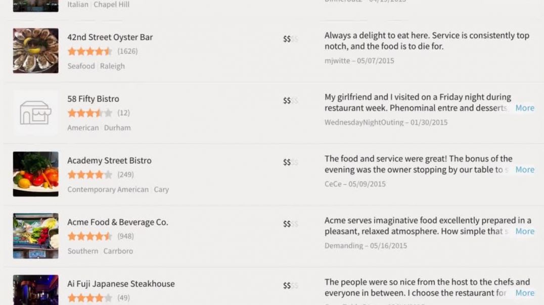 Using OpenTable