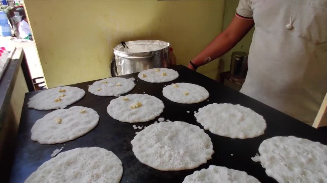 Famous Loni Sponge Dosa of Nashik _ Indian Street Food