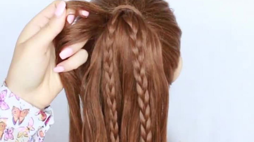 ⁣Diamond Braided PONYTAIL by Another Braid _ New hairstyle for wedding and party __ trending