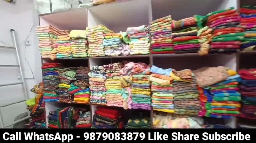 65रु 75रु 100रु में साड़ियां _ 1000 के अंदर आने वाली साड़ियां _ Saree wholesale market in surat