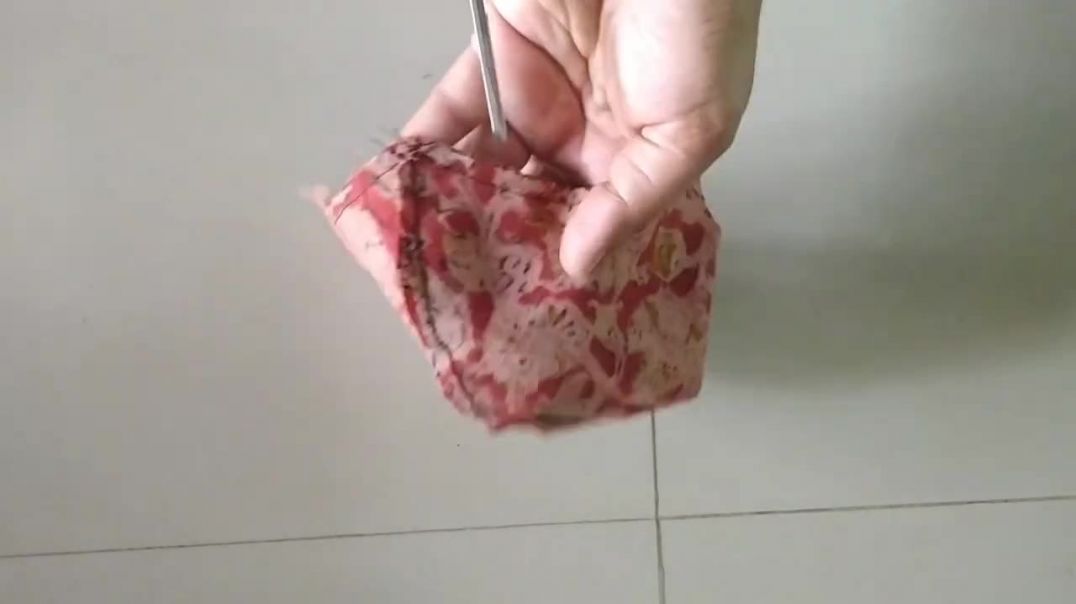 ⁣Just In 5 Mins Stitch New Pattern Beautiful Mask _ Make New Style Fabric Face Mask At Home _diy Mask