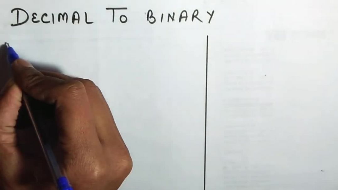 ⁣Decimal to Binary Conversion _ Number System Conversion